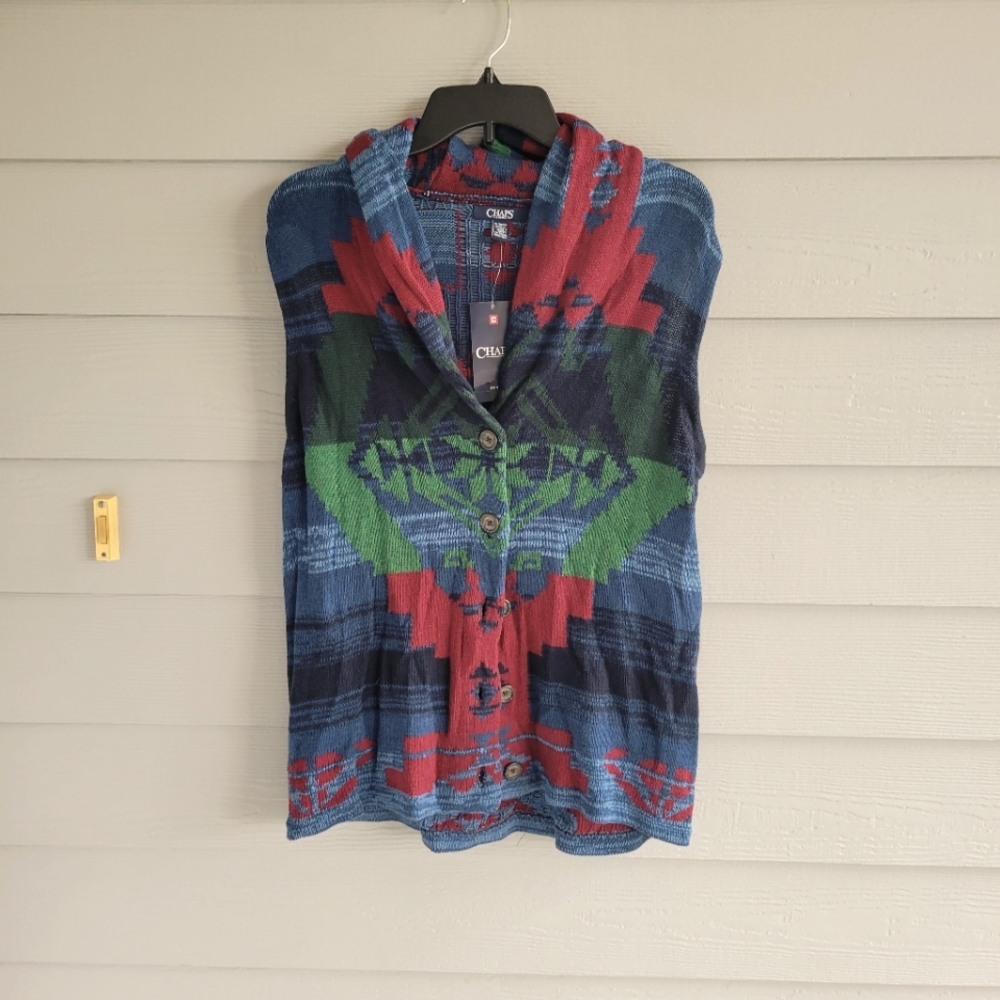 Chaps sweater vest NWT XL